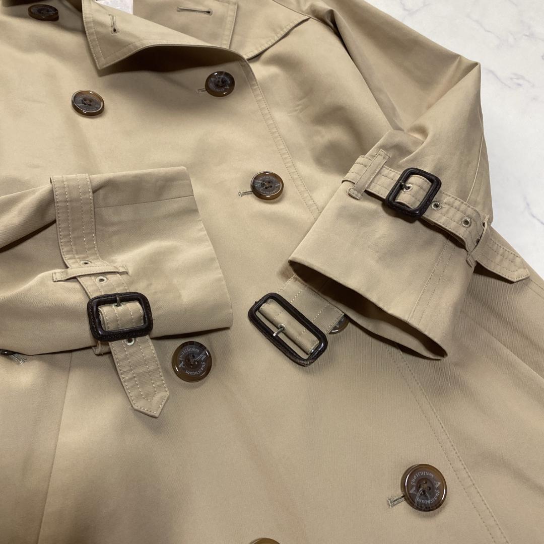 アクアスキュータム トレンチコート キルティングライナー ベージュ 7