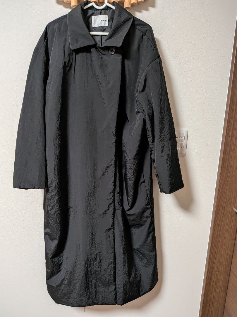 【美品】NOMINE 中綿 ロングコート ブラック レディース フリーサイズ