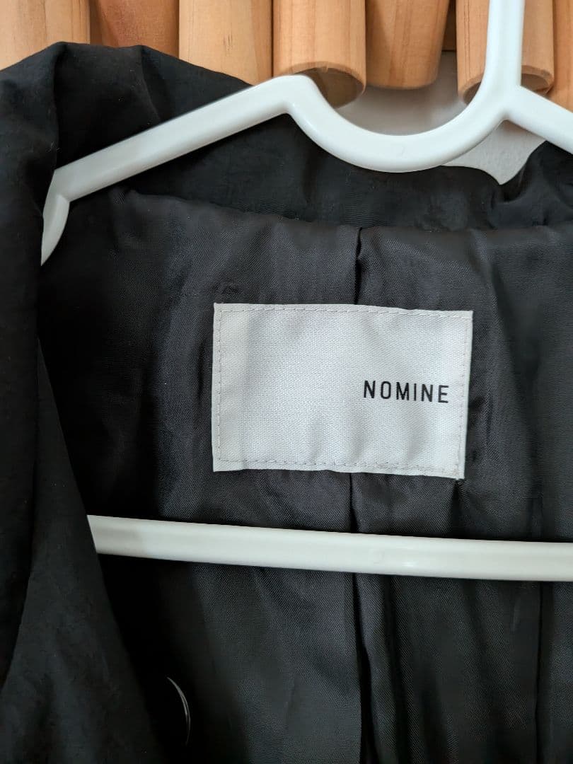 【美品】NOMINE 中綿 ロングコート ブラック レディース フリーサイズ