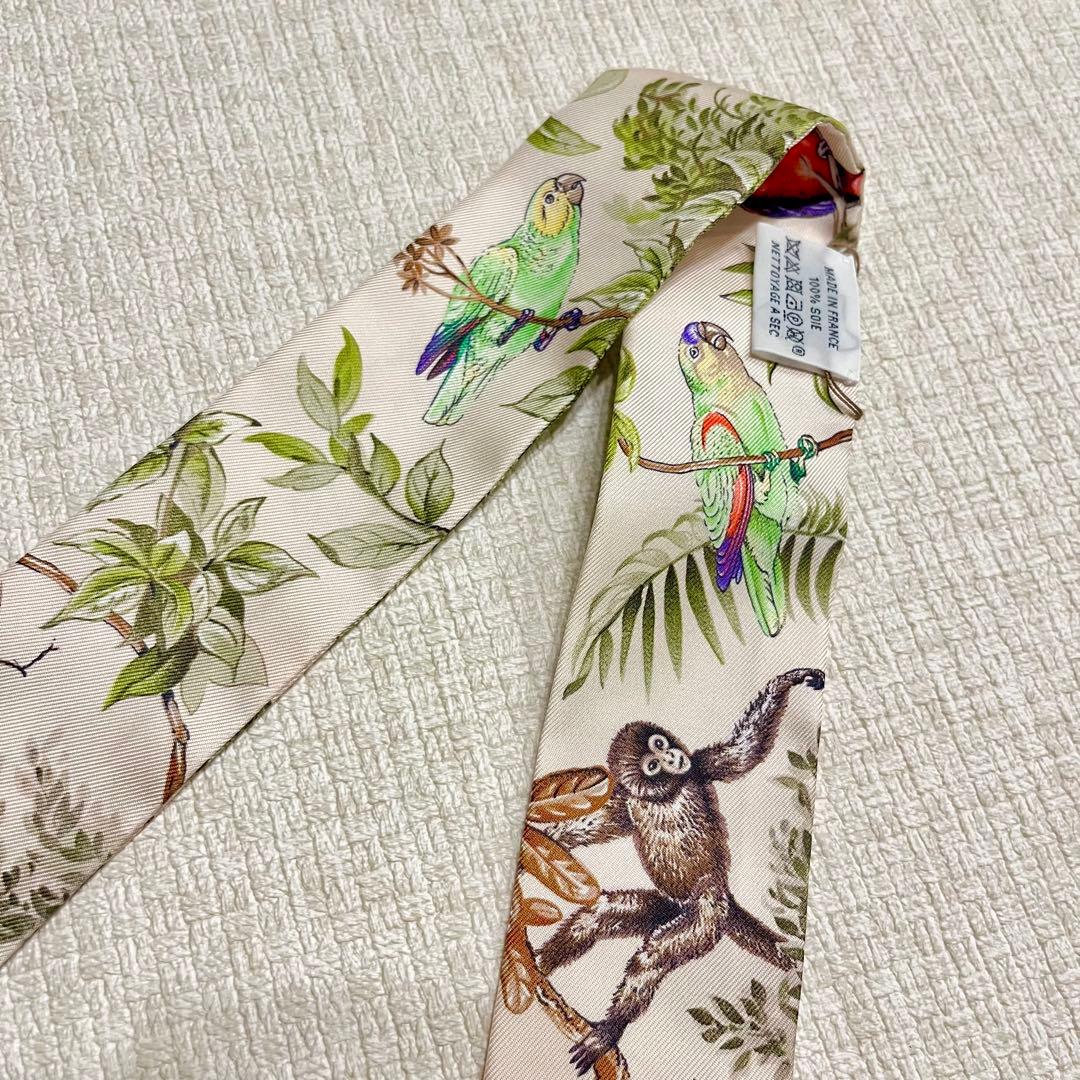 【新品・未使用】エルメス ツイリー 赤道直下 クリーム 2026SS