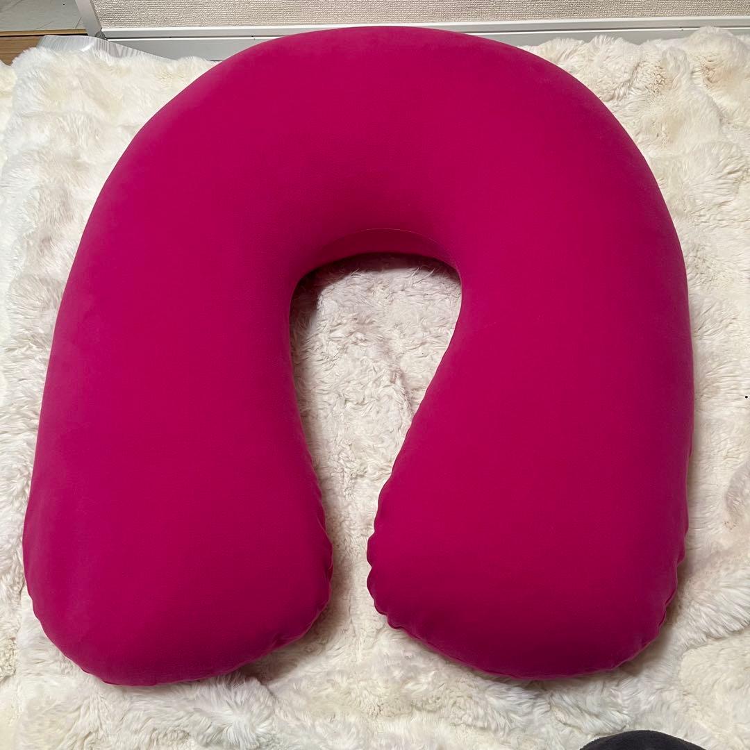 【良品】Yogibo サポート ピンク support U字型