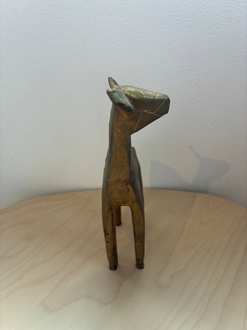 AJI PROJECTとりプルポ鹿の像ウッデンドールズNo.9 アート3点セット