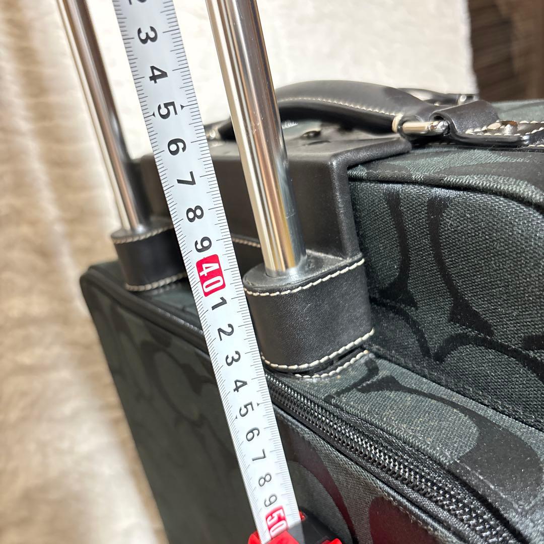 【希少】極美品 コーチ キャリーケース スーツケース ブラック　 F77180