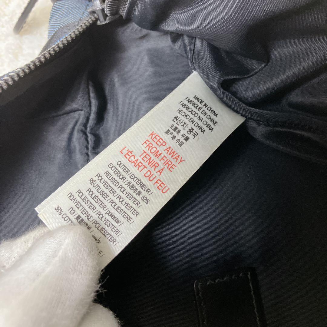 【美品】BURBERRY バーバリー TBロゴ ボディバッグ 総柄 ネイビー