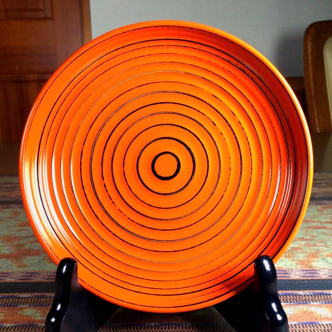 『メルうー特価』　象彦　脚付き　銘々皿　5枚　丸盆