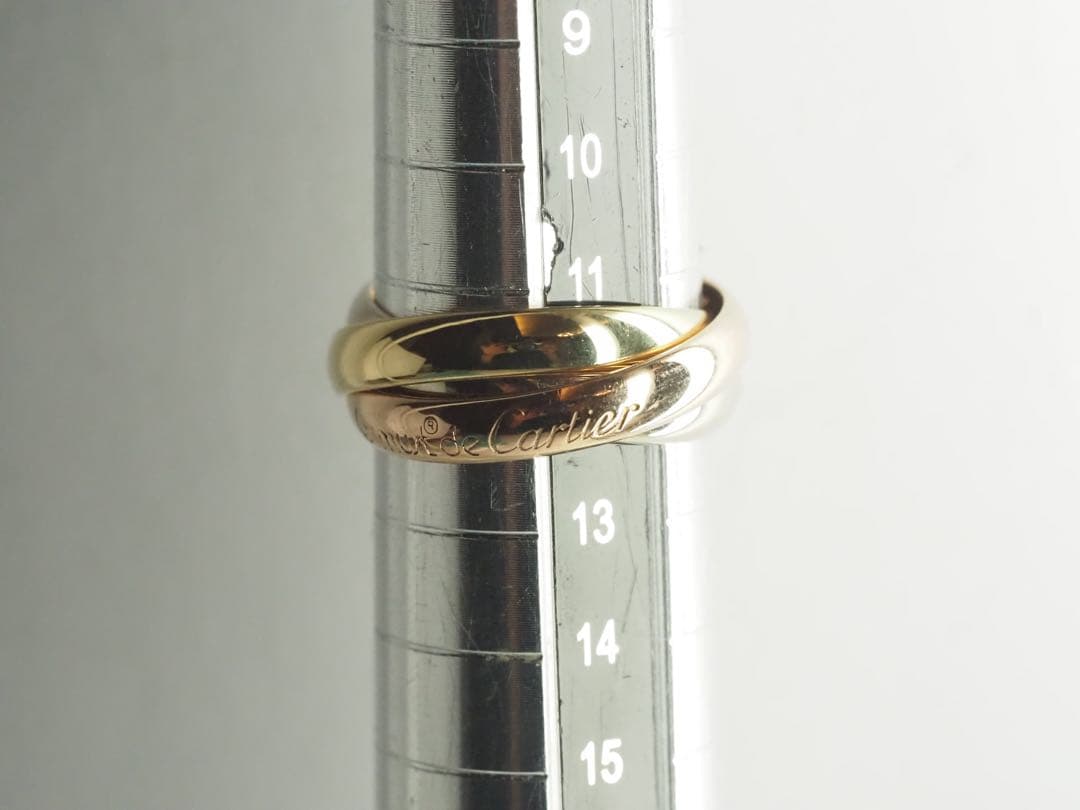 Cartier　カルティエ　トリニティリング 750YG/WG/PG 52号