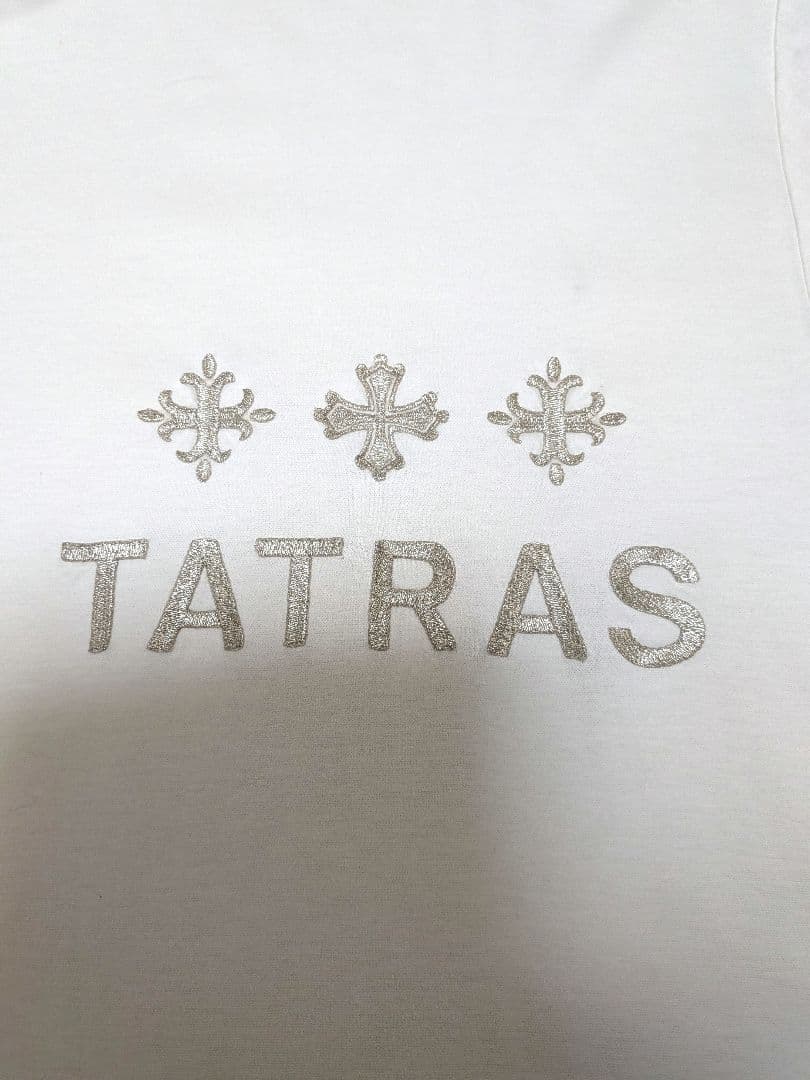 人気☆TATRAS NUNKI ロゴ半袖Tシャツ ホワイト XL
