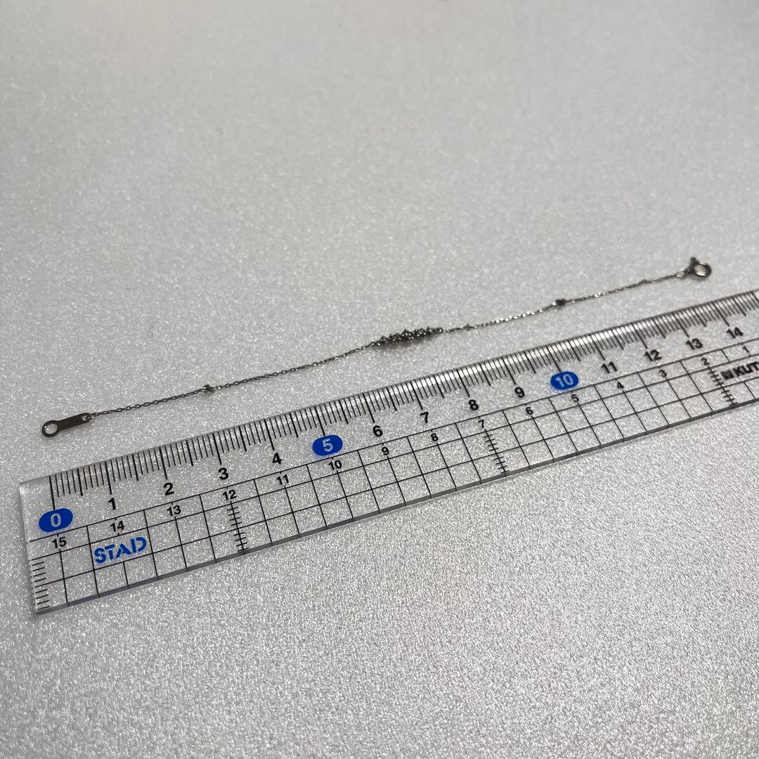 ピンクの猫様用⭐︎4℃ ダイヤプラチナブレスレット