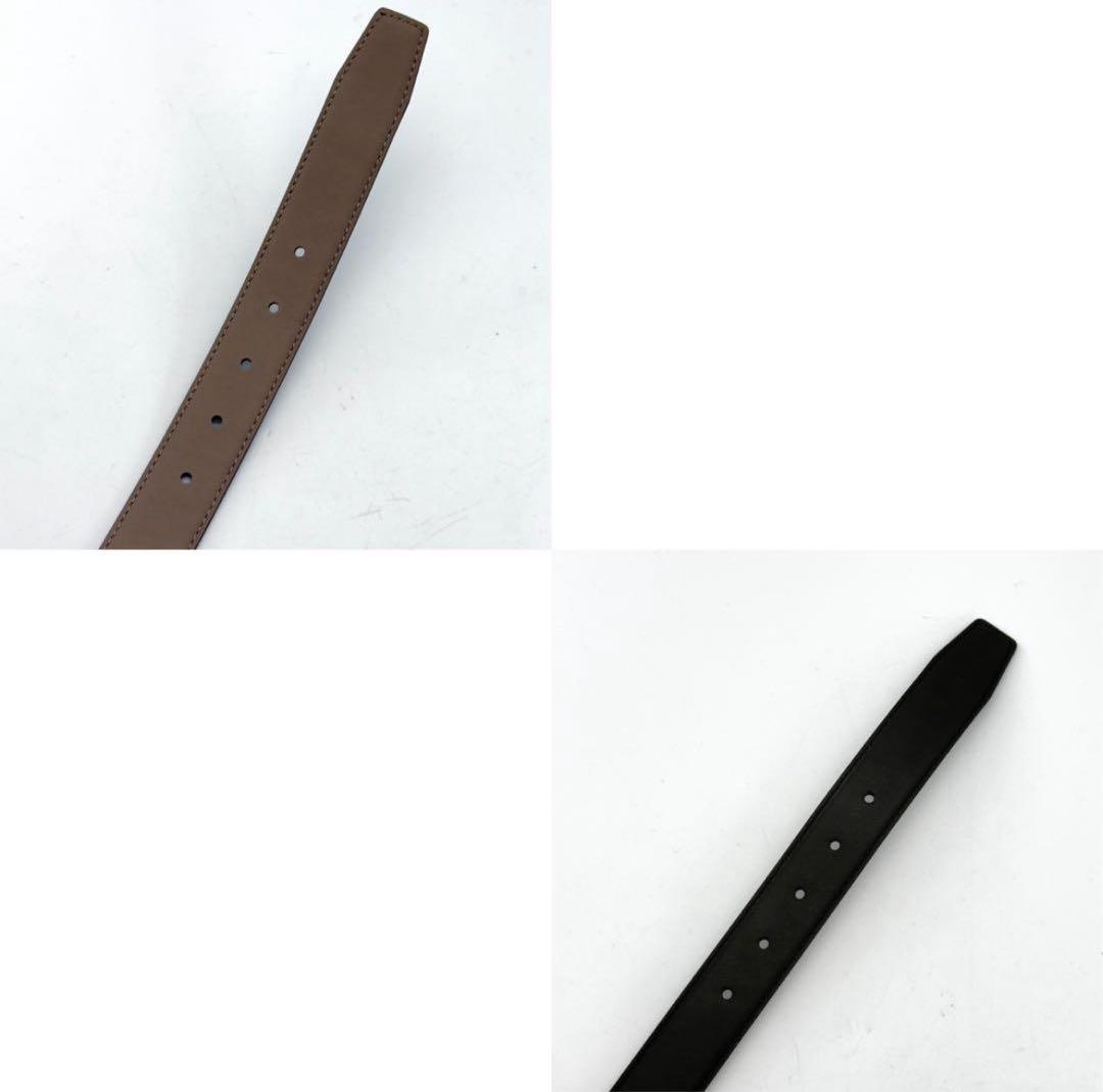 新品ベルト　エルメス　Hロゴ　コンスタンス　シルバー　Hバックル　レザー