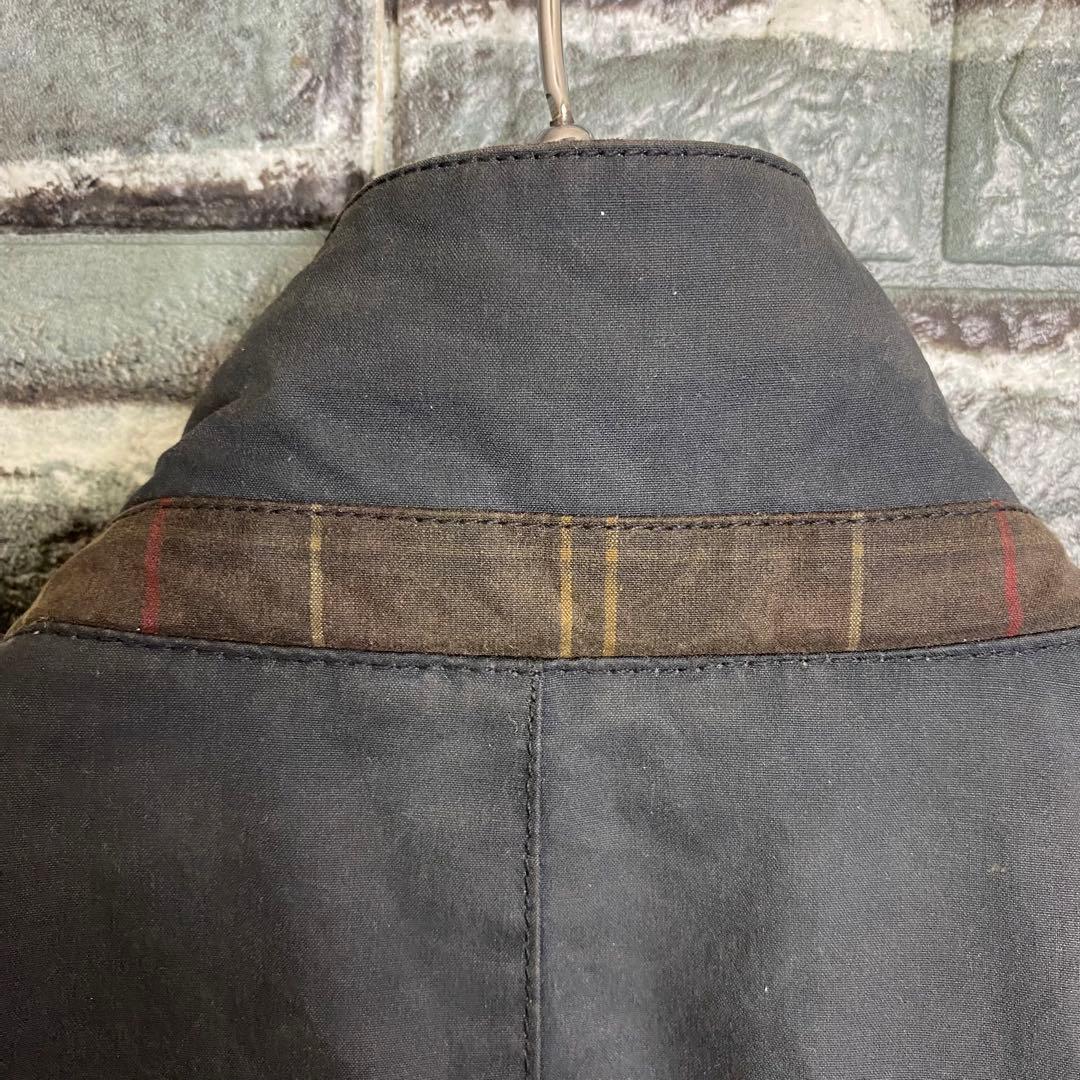 雪*福様 バブアー☆オイルドジャケット 古着 希少 状態良好 3ワラント ga7