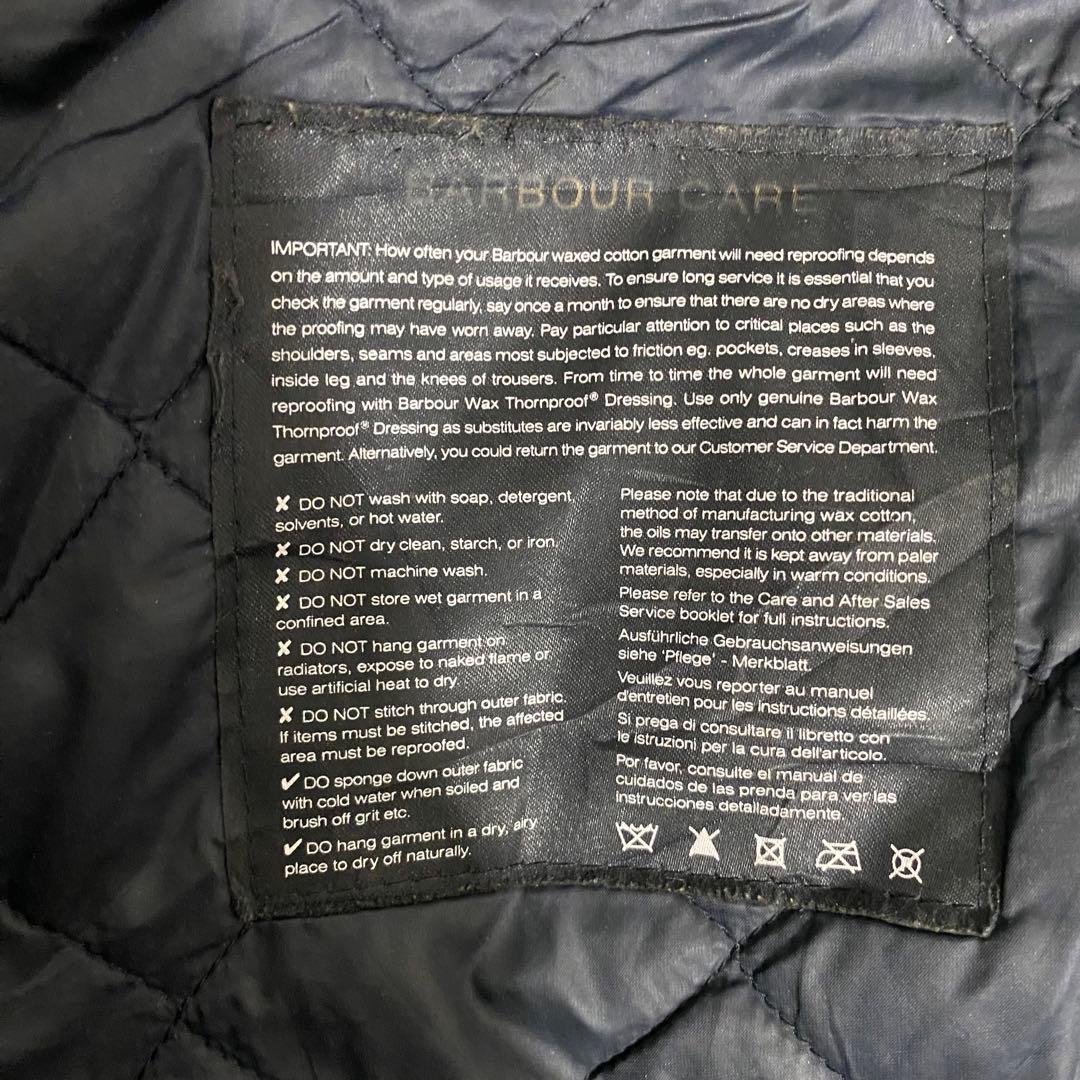 雪*福様 バブアー☆オイルドジャケット 古着 希少 状態良好 3ワラント ga7