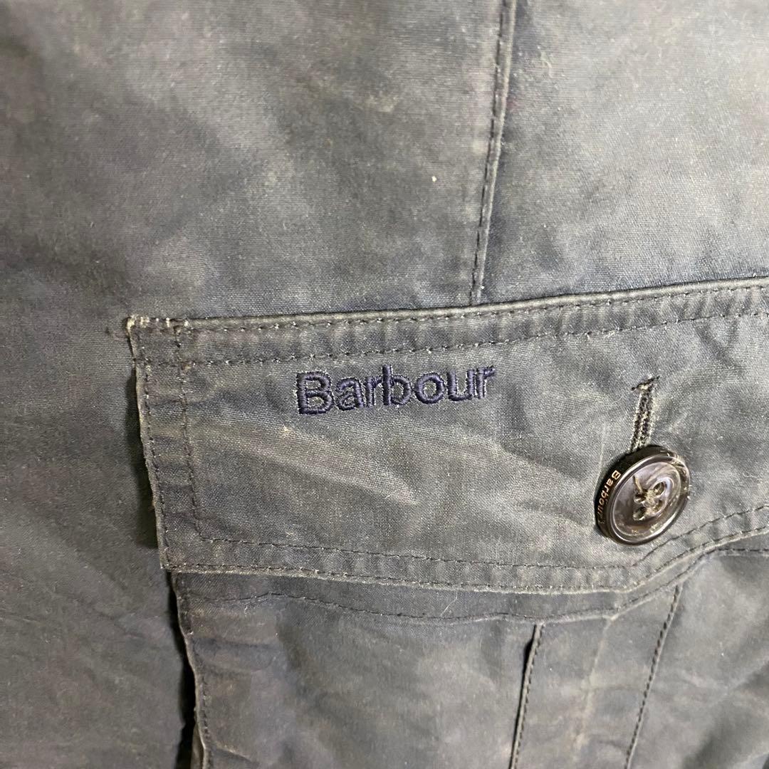 雪*福様 バブアー☆オイルドジャケット 古着 希少 状態良好 3ワラント ga7