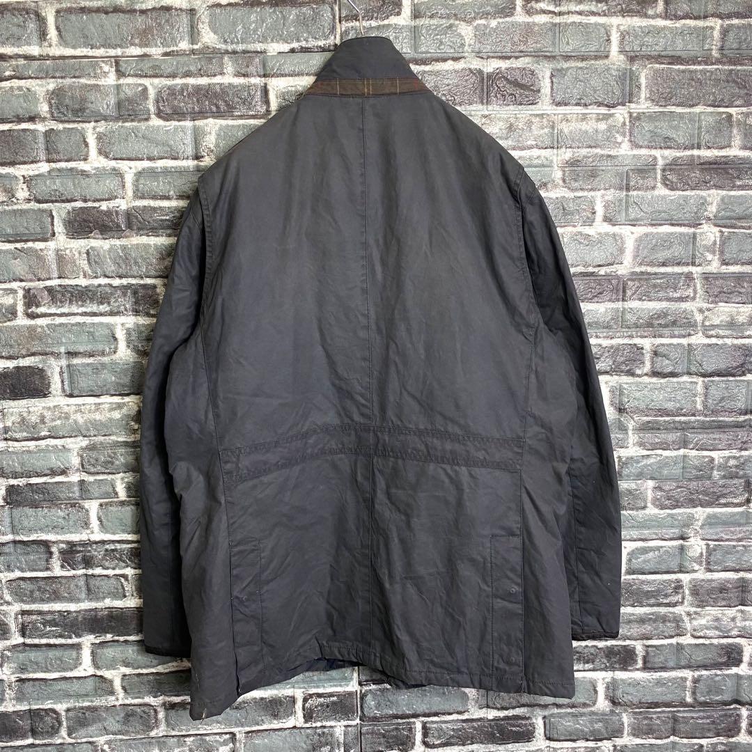 雪*福様 バブアー☆オイルドジャケット 古着 希少 状態良好 3ワラント ga7