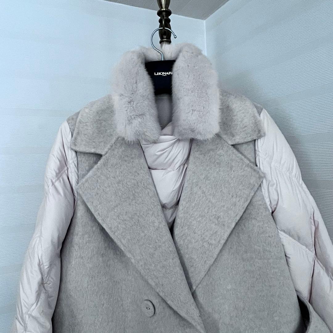 未使用に近い　ノーブランド ロングコート　ダウンコート　マックスマーラ好きにも♪