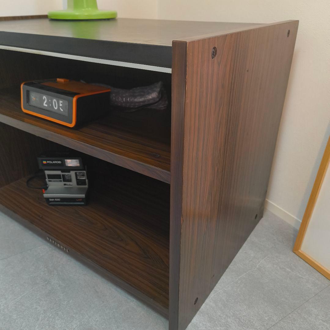 ヴィンテージ national オーディオ　キャビネット　黒　ブラウン