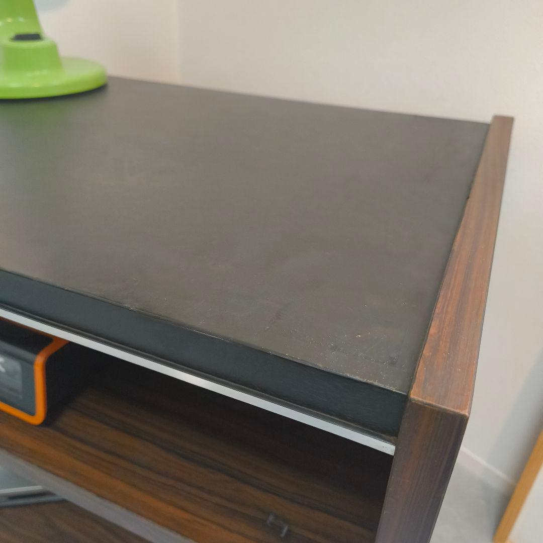 ヴィンテージ national オーディオ　キャビネット　黒　ブラウン