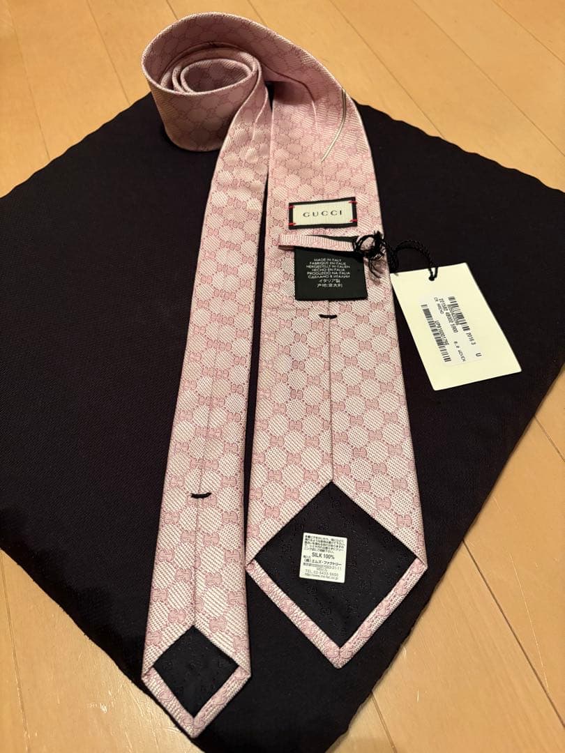 【新品タグ付き】GUCCI ネクタイ GGパターン