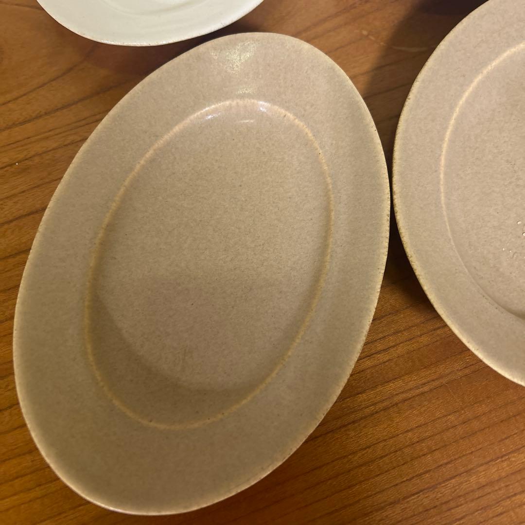 【美品】awabiware アワビウェア オーバルS オーバル皿　4枚セット販売
