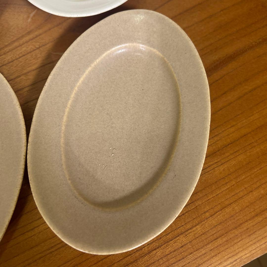 【美品】awabiware アワビウェア オーバルS オーバル皿　4枚セット販売