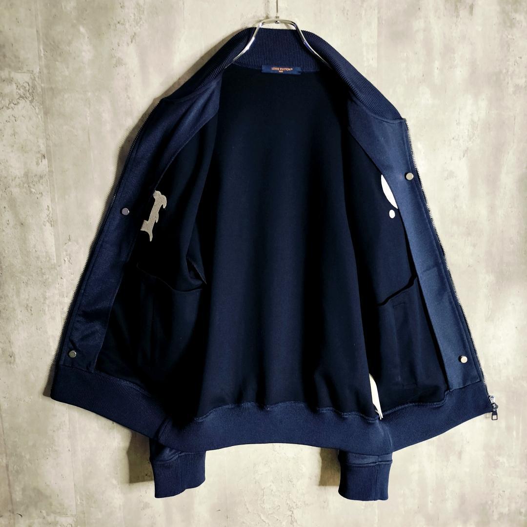 極美品・24SS★ルイヴィトン モノグラム シグネチャー刺繍 トラックジャケット