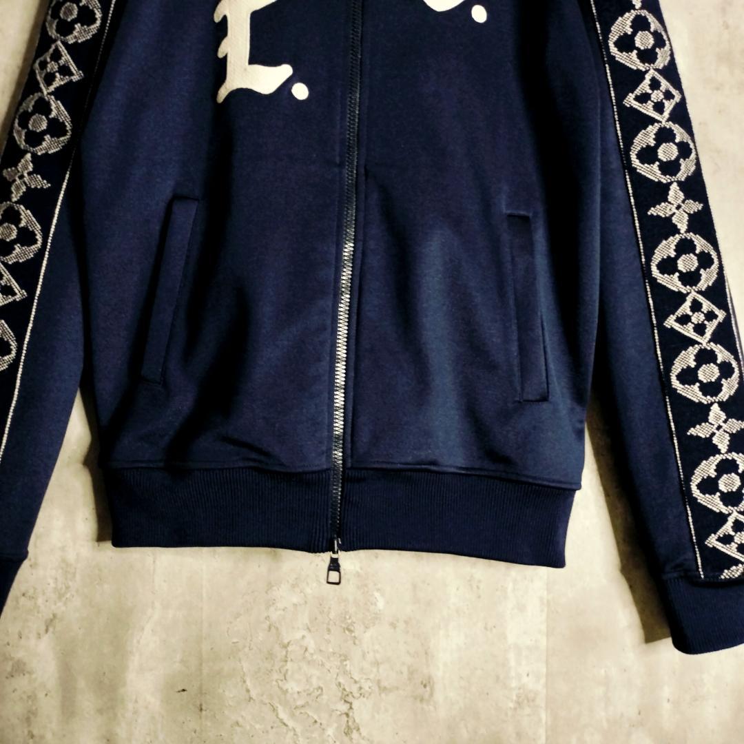 極美品・24SS★ルイヴィトン モノグラム シグネチャー刺繍 トラックジャケット