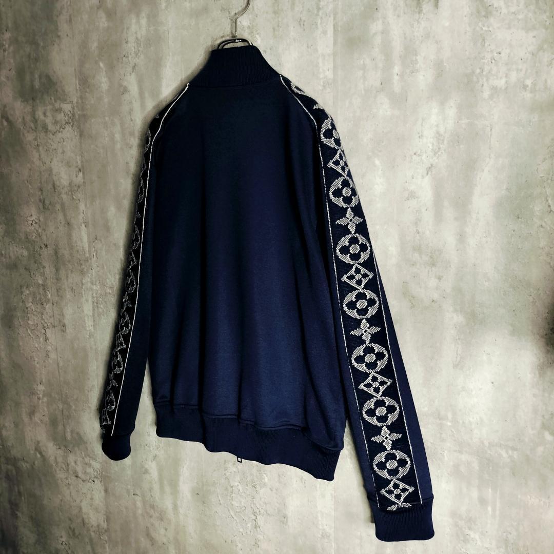 極美品・24SS★ルイヴィトン モノグラム シグネチャー刺繍 トラックジャケット