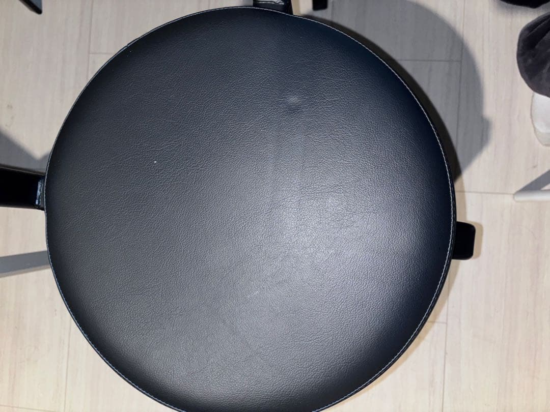 イトーキ　ITOKI ブラック アイアン　スツール 3脚 ハイチェア　IKEA