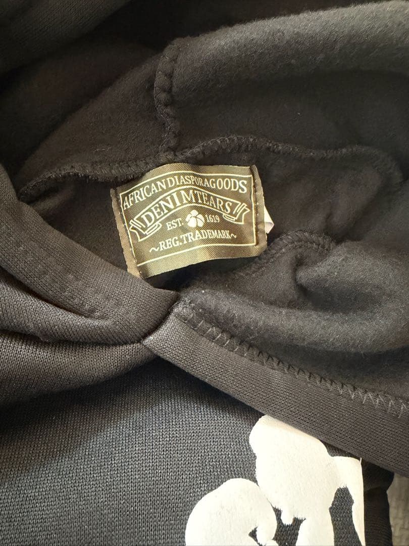 ハロー　Lサイズ　セットアップ　デニムティアーズ