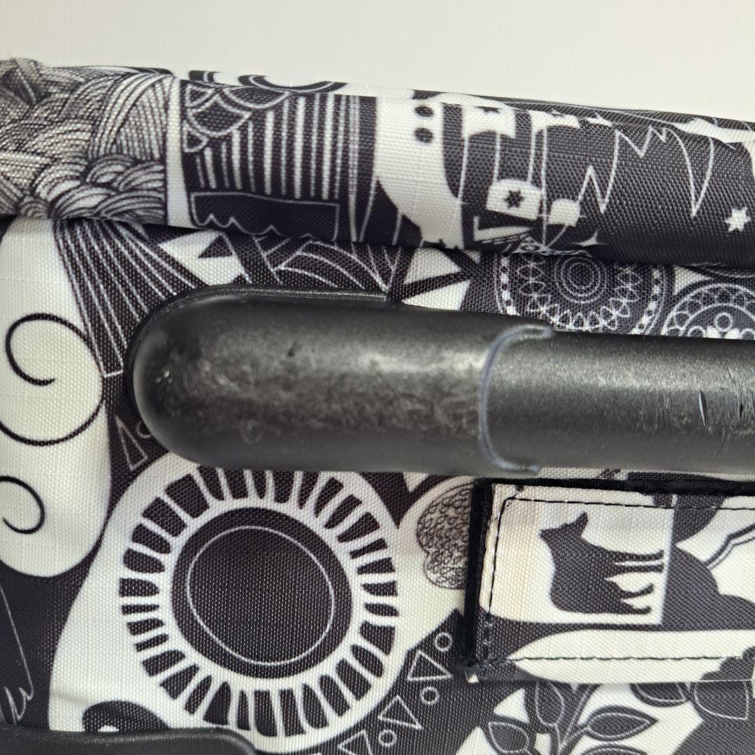 LeSportsac レスポートサック キャリーバッグ キャスター付き黒白 旅行