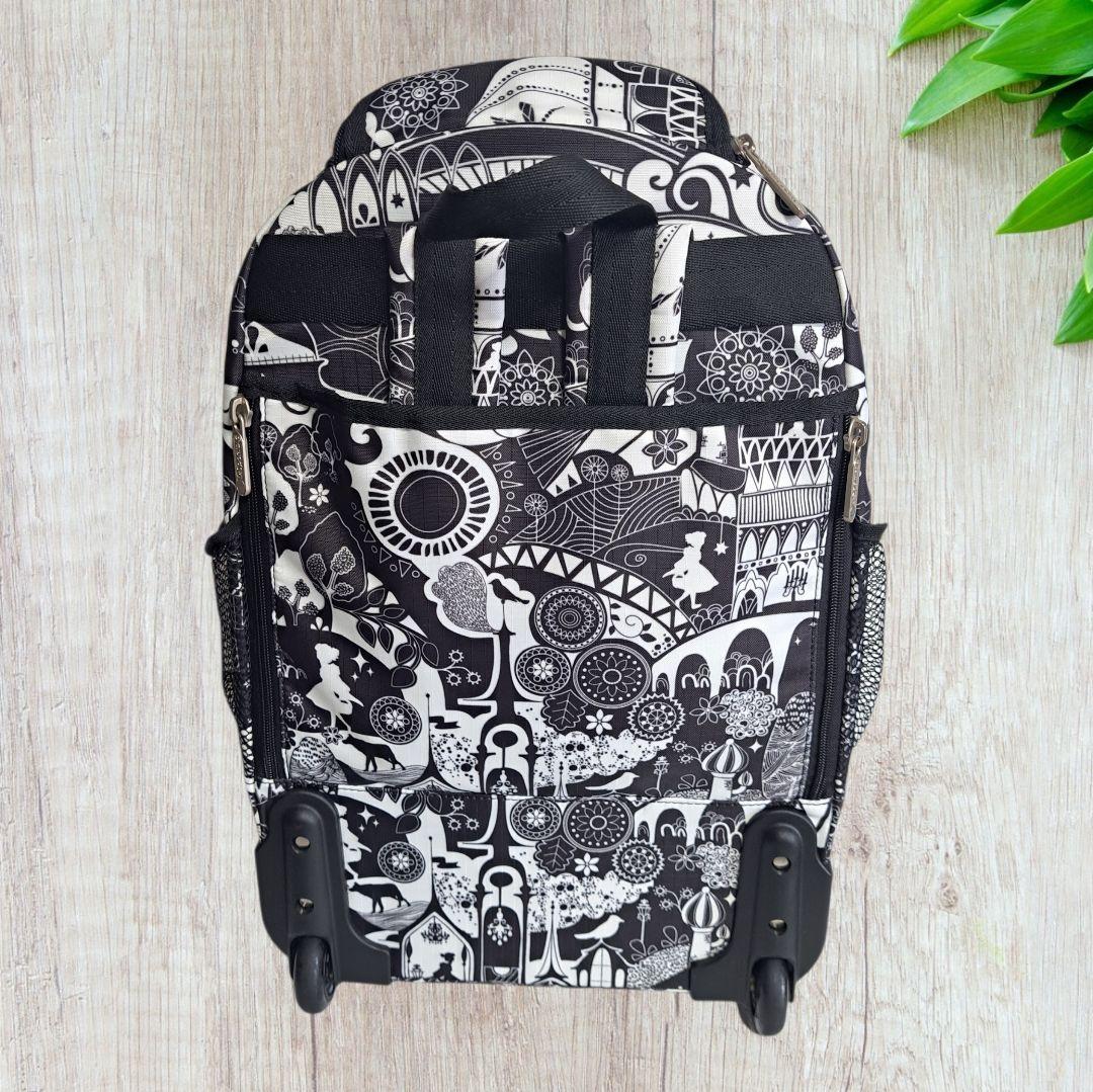 LeSportsac レスポートサック キャリーバッグ キャスター付き黒白 旅行