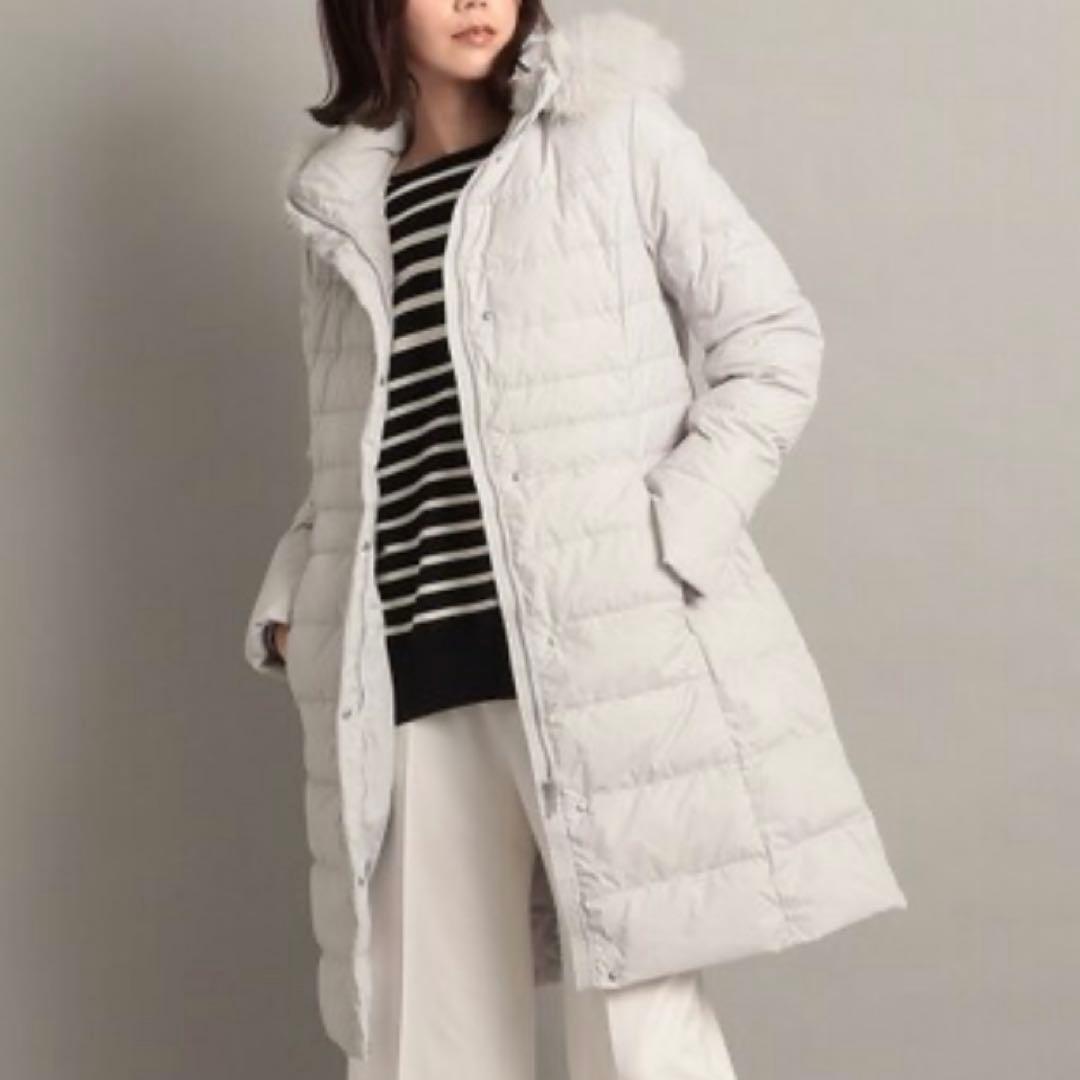 クードシャンス 【洗濯フード取り外し可】BASIC ロング丈ダウンコート 38