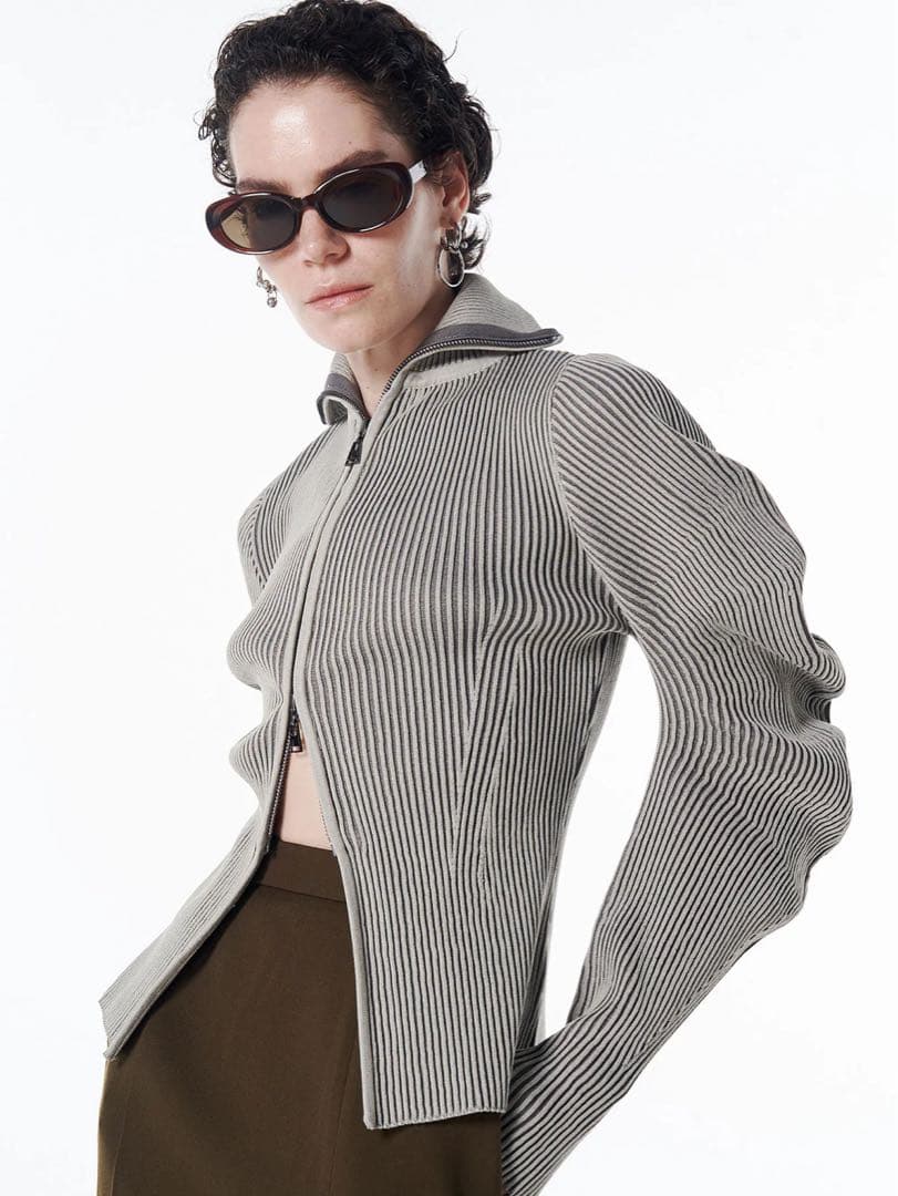 トップス josemoon ESCARGOT SLEEVE KNIT