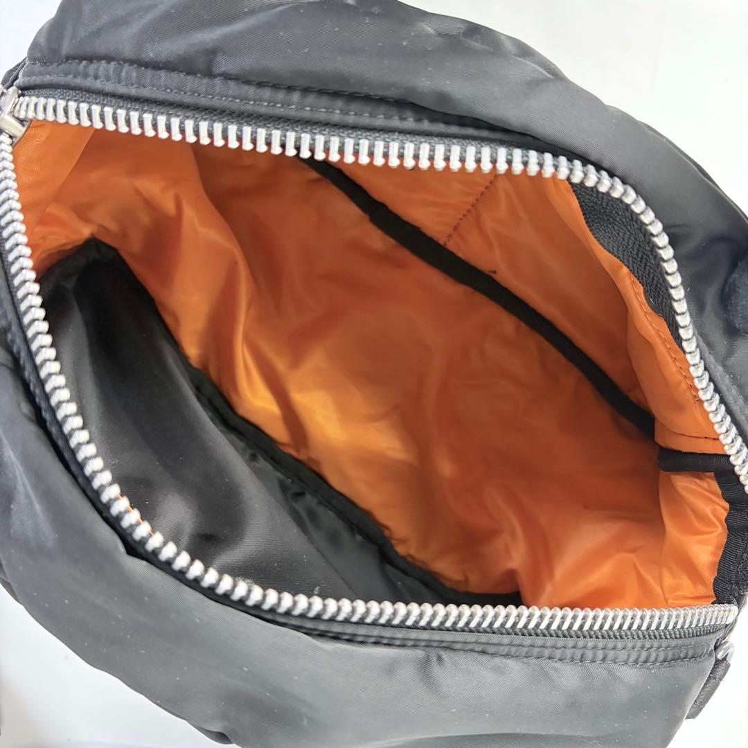 【美品】PORTERポーターTANKERタンカーウエストバック黒ユニセックス