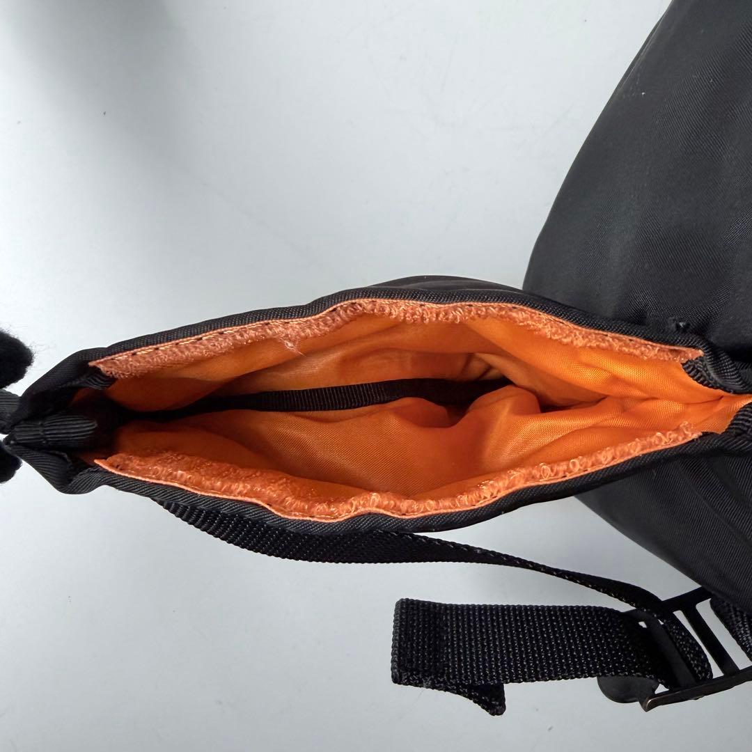 【美品】PORTERポーターTANKERタンカーウエストバック黒ユニセックス