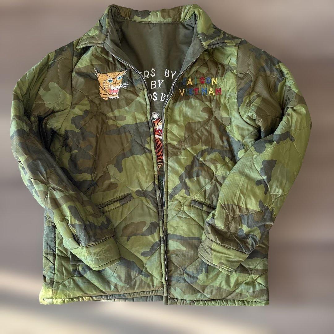 テーラー東洋　ベトナムリバーシブルジャケット　チャック故障