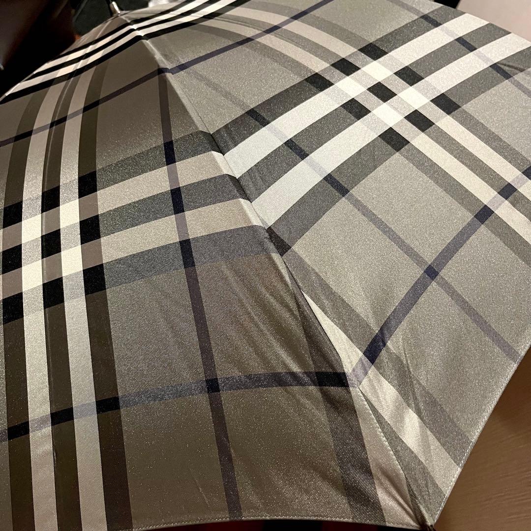 BURBERRY　バーバリー　長傘　アンブレラ　ノバチェック　木製ハンドル