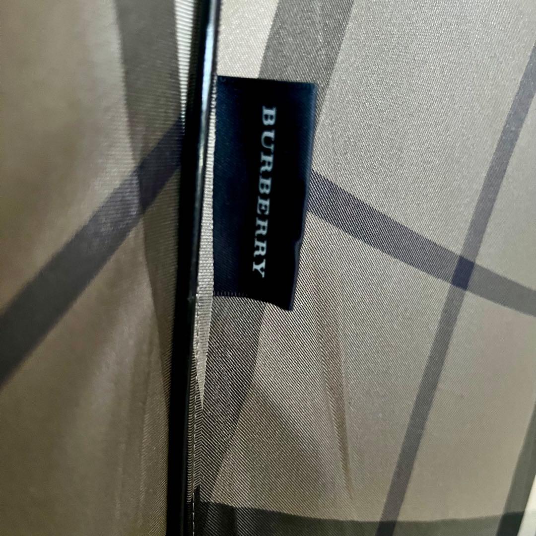 BURBERRY　バーバリー　長傘　アンブレラ　ノバチェック　木製ハンドル