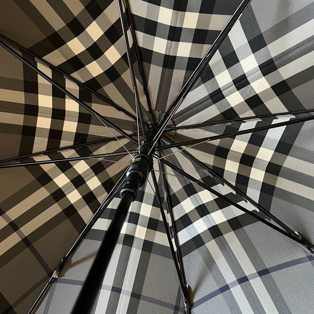 BURBERRY　バーバリー　長傘　アンブレラ　ノバチェック　木製ハンドル