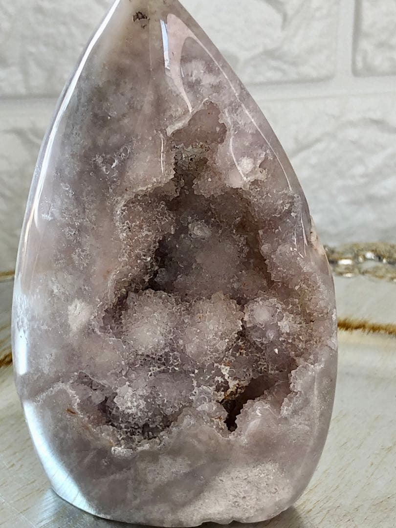 アメジスト　フリーフォーム　バブルドゥルージー