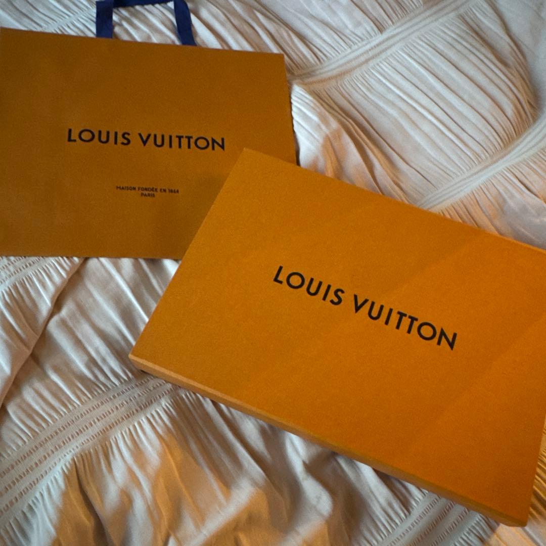 ルイヴィトン マフラー モノグラム クラシック アントラシット ダークグレー