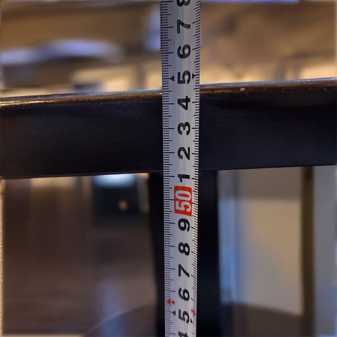 昇降式　丸テーブル　直径100cm 大塚家具　ウォルナット