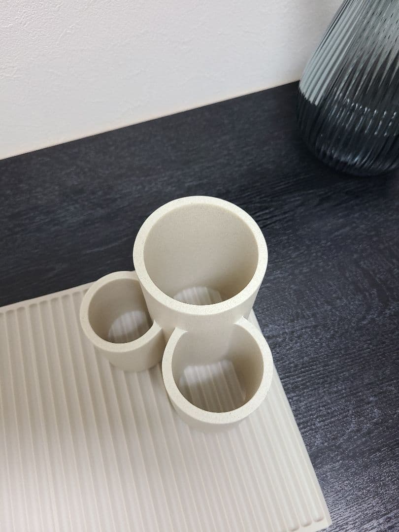 ideaco 3点セット 水切り 水切りラック マット