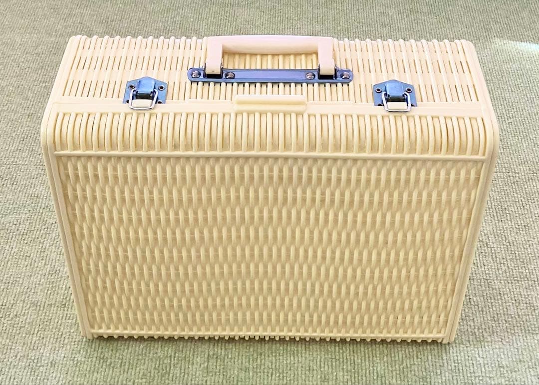 昭和レトロ　アポロケース ピクニックケース レトロ プラスチック製　当時物