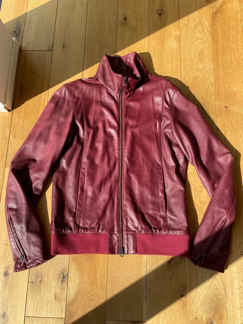 メンズ レザージャケット 牛革　サイズ40