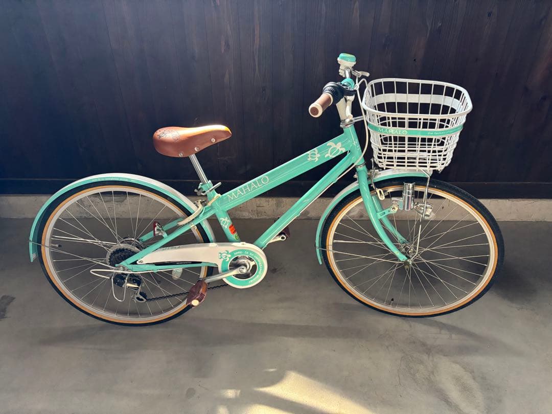 子供用自転車 24インチ マハロ ライトグリーン イオンバイク　maharo
