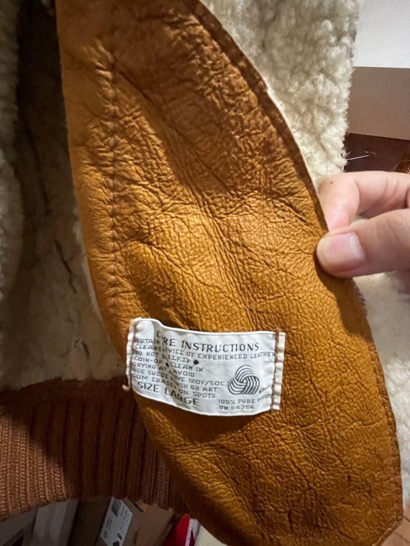 sawyer of napa ムートン ボンバージャケット