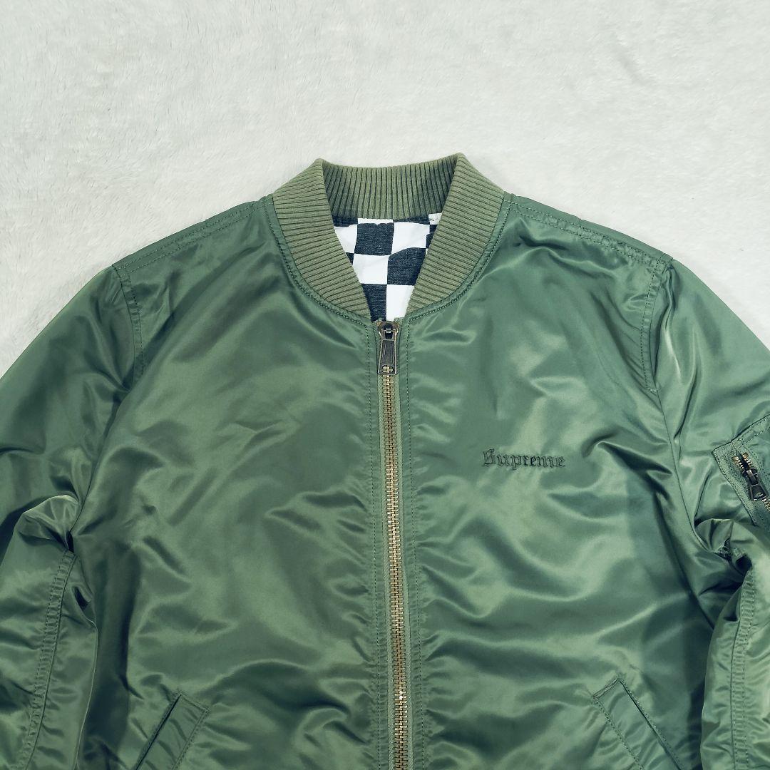 Supreme　シュプリーム　MA-1　リバーシブル　オリーブグリーン　M