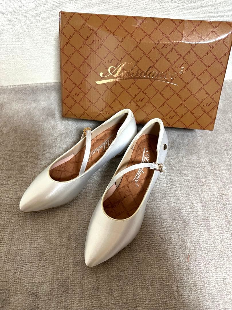 社交ダンス　ADSダンスシューズ 22.5cm コントアヒール5cm