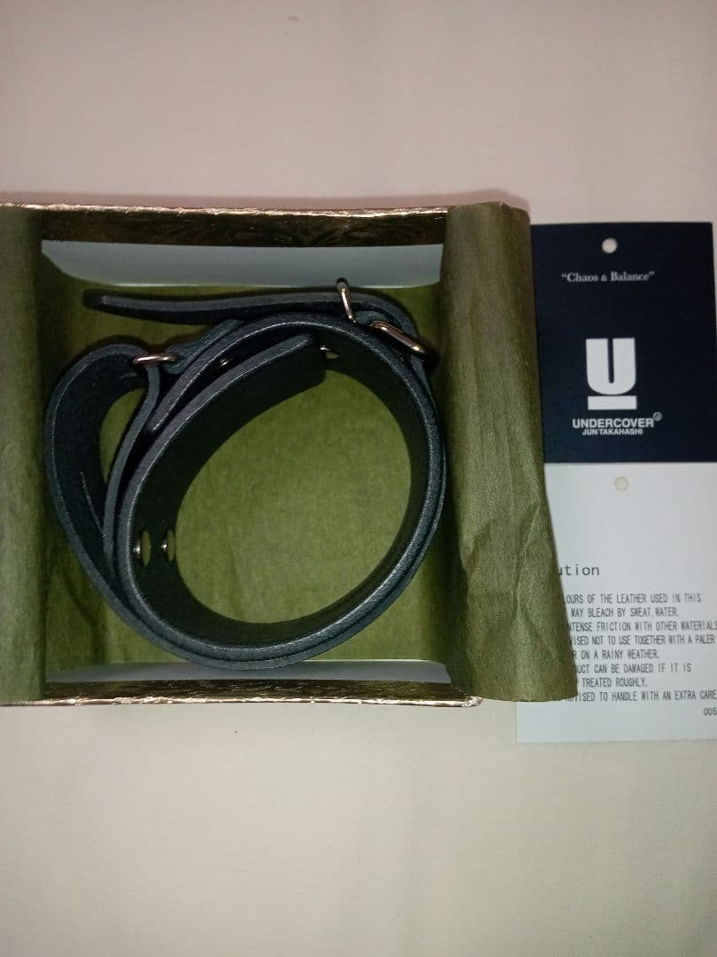新品未使用 UNDERCOVER レザーブレス