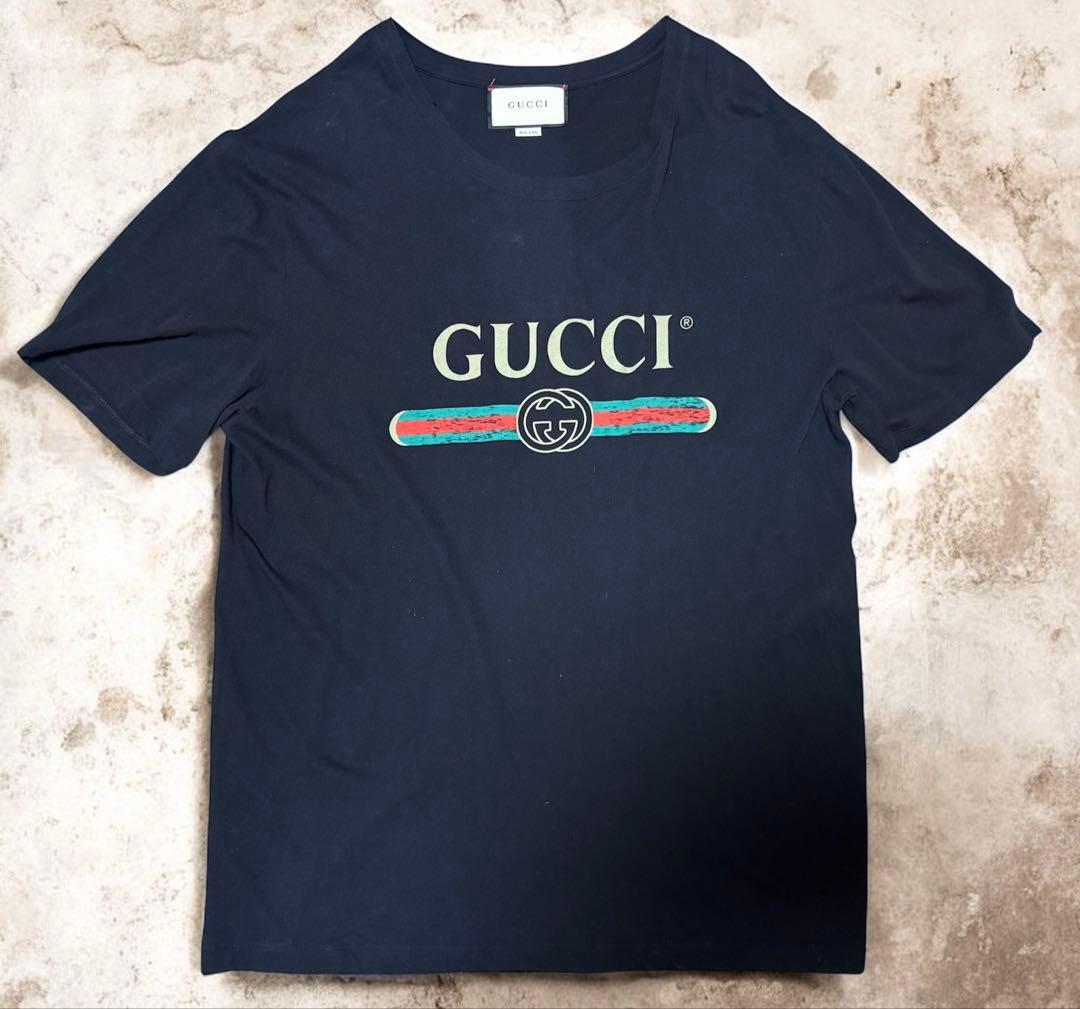 【正規品・希少サイズ】インターロッキングG GUCCI Tシャツ ＸＬ
